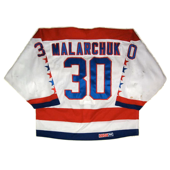 Third String Goalie: 1988-89 Washington Capitals Clint Malarchuk Jersey